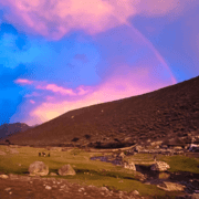 Arcoiris Sagrado Atardecer de la Sierra Nevada