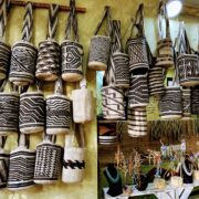 Mochilas Arhuacas originales Mochila Arhuaca tejida a mano en lana de oveja, símbolo espiritual del pueblo Iku
