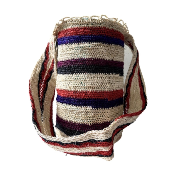 Mochila Arhuaca Grande | "Creación" tejida en fique - Imagen 2