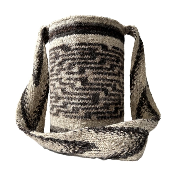 Mochila Arhuaca Grande | “Memoria Ancestral” tejida en lana nativa - Imagen 2