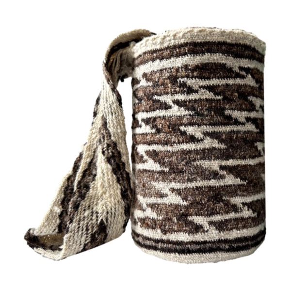 Mochila Arhuaca Pequeña | "Semillas Tradicionales" tejida en lana nativa