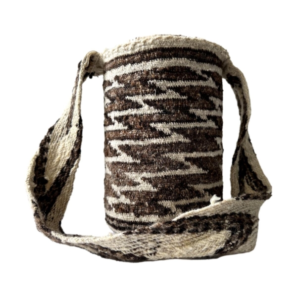 Mochila Arhuaca Pequeña | "Semillas Tradicionales" tejida en lana nativa - Imagen 2