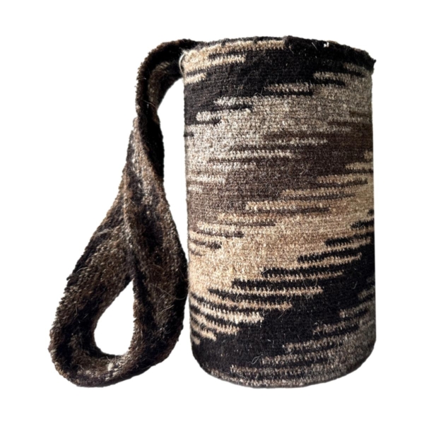 Mochila Arhuaca Pequeña | "Elegía" tejida en lana nativa