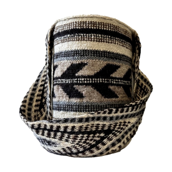 Mochila Arhuaca Extra Grande | “Selva Viva” tejida en lana nativa - Imagen 2