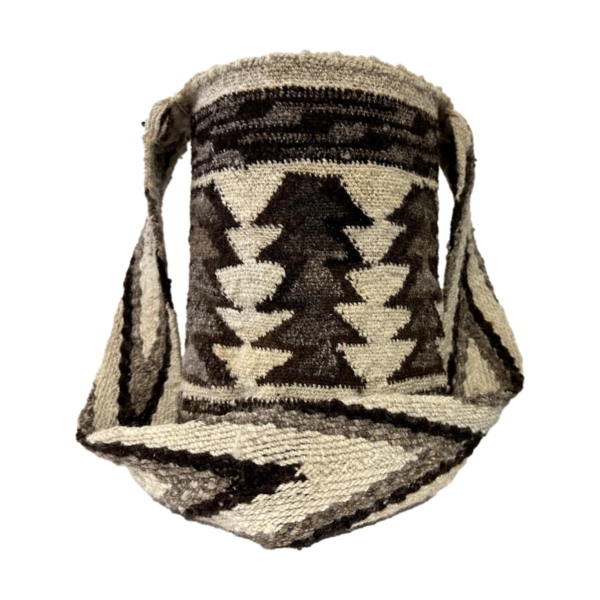 Mochila Arhuaca Mediana | “Temperamento” tejida en lana nativa - Imagen 2