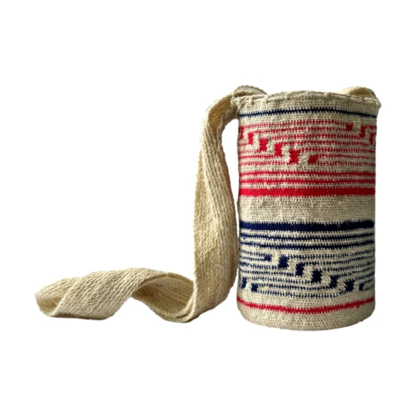Mochila Arhuaca Pequeña | "Telar Sagrado" tejida en lana nativa