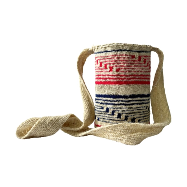 Mochila Arhuaca Pequeña | "Telar Sagrado" tejida en lana nativa - Imagen 2