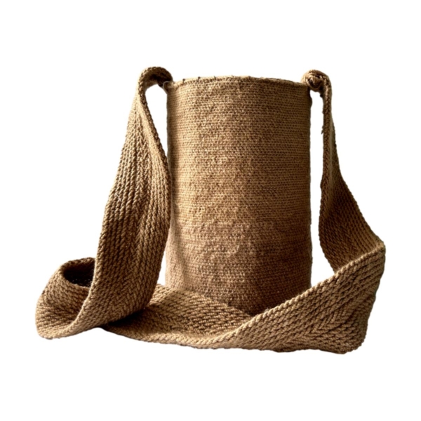 Mochila Arhuaca Pequeña | “Noche de Primavera” tejida en madeja - Imagen 2