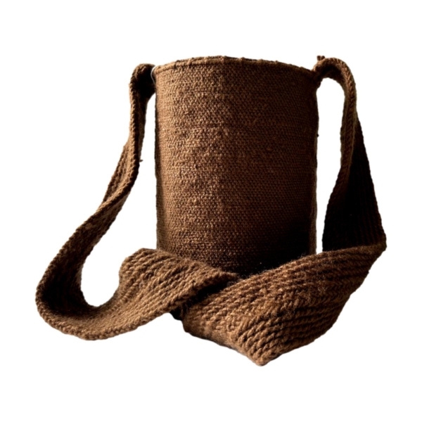 Mochila Arhuaca Pequeña | “Tierra Viva” tejida en madeja - Imagen 2