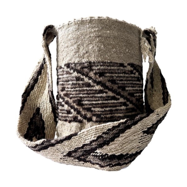 Mochila Arhuaca Mediana | "Sanidad" tejida en lana de oveja - Imagen 2