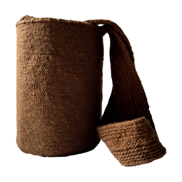 Mochila Arhuaca Pequeña | “Tierra Viva” tejida en madeja - Imagen 3
