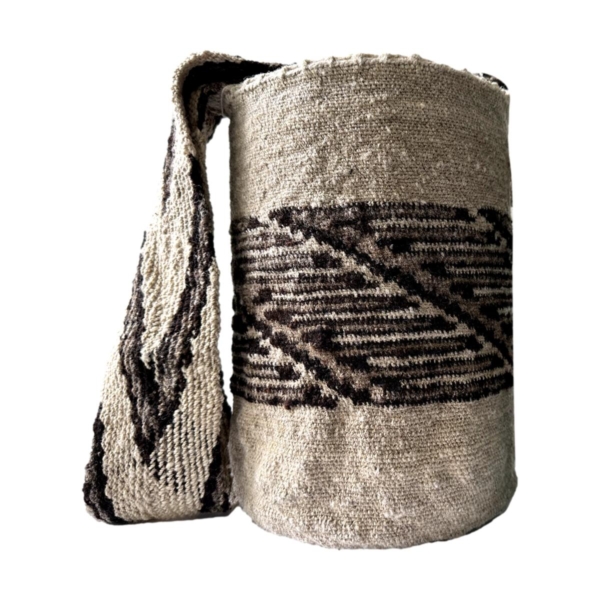 Mochila Arhuaca Mediana | "Sanidad" tejida en lana de oveja