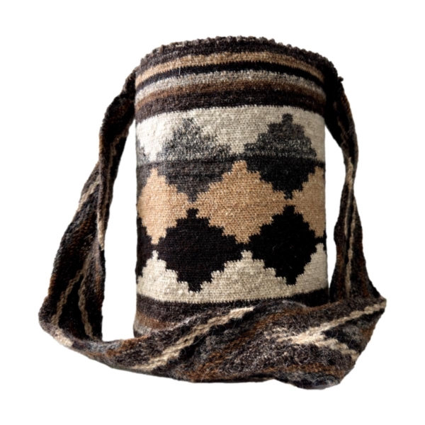 Mochila Arhuaca Grande | “Calendario” tejida en lana nativa - Imagen 2
