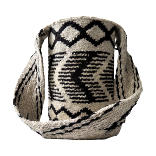 Mochila Arhuaca Grande | "Sanidad" tejida en lana de oveja - Imagen 2