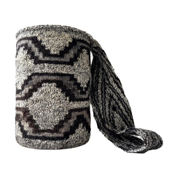 Mochila Arhuaca Mediana | "Siembra" tejida en lana nativa - Imagen 3