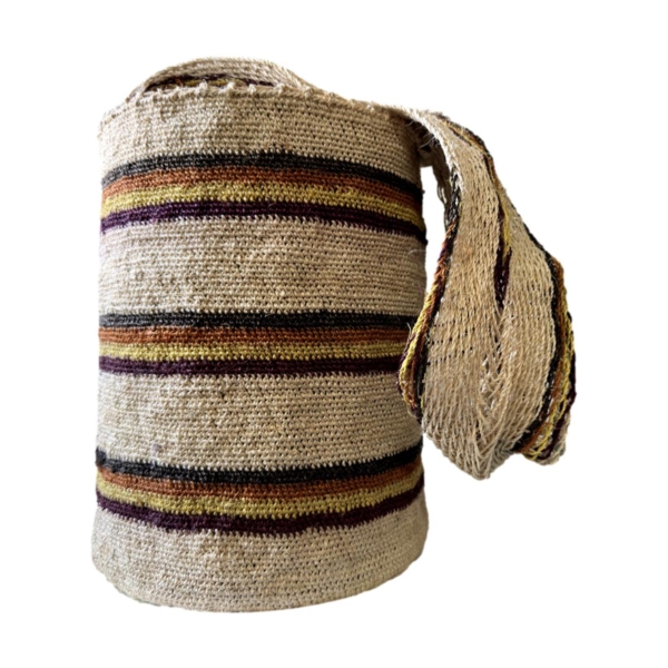 Mochila Arhuaca Grande | "Origen" tejida en fique - Imagen 3