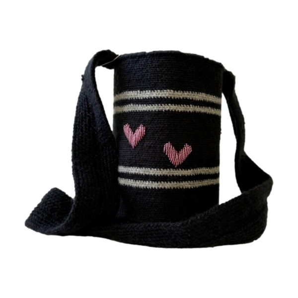 Mochila Arhuaca Pequeña | "Nueva vida" tejida en lana nativa - Imagen 2
