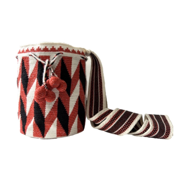 Mochila Wayuu | Tejido tradicional de la Guajira - Imagen 3