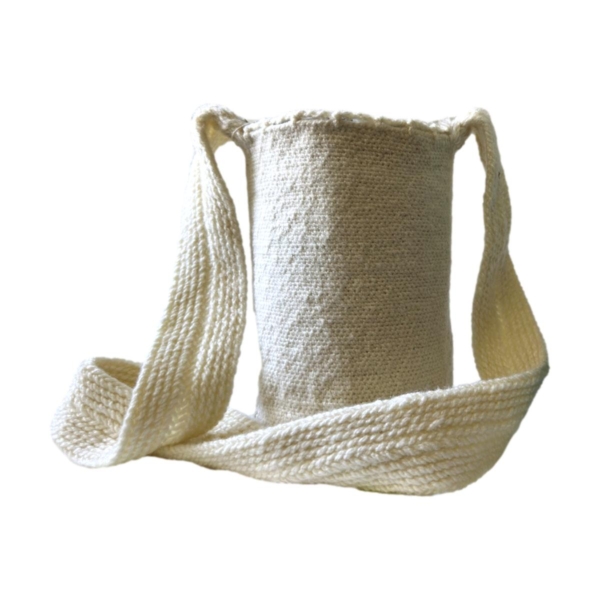 Mochila Arhuaca Pequeña | "Soledad" tejida en lana nativa - Imagen 2