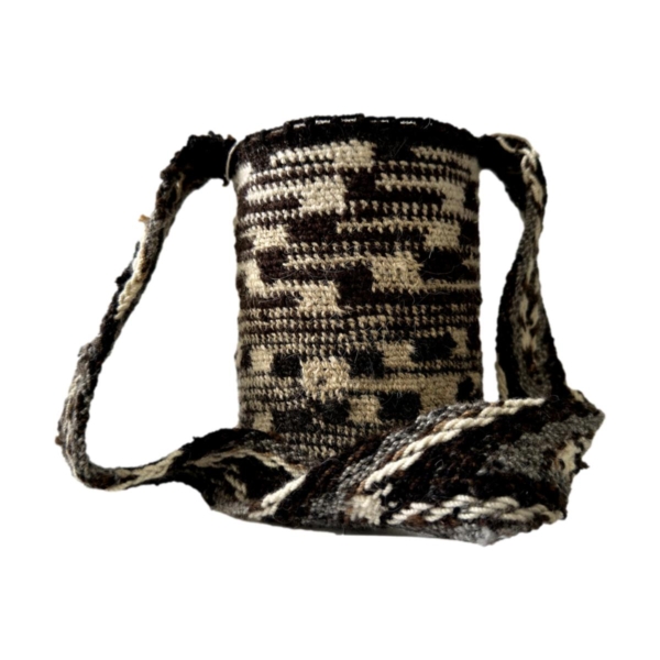Mochila Arhuaca Mini | “Memoria Ancestral” tejida en lana nativa - Imagen 2