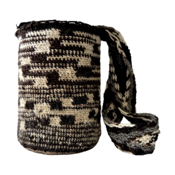 Mochila Arhuaca Mini | “Memoria Ancestral” tejida en lana nativa - Imagen 3