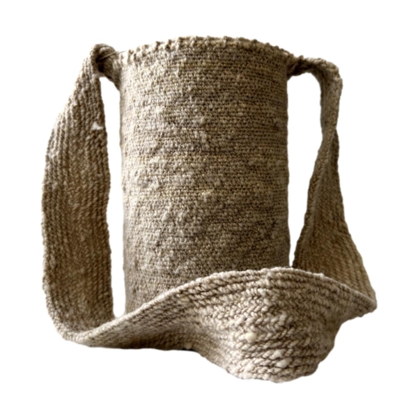 Mochila Arhuaca Pequeña | "Celestiales" tejida en lana nativa - Imagen 2