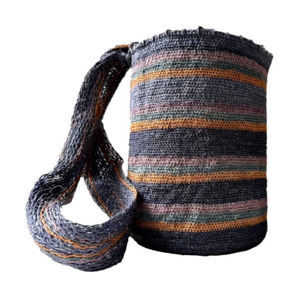 Mochila Arhuaca Mediana | "Alba" tejida en fique