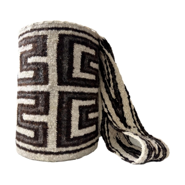 Mochila Arhuaca Grande | "Naturaleza" tejida en lana de oveja - Imagen 3