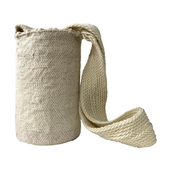 Mochila Arhuaca Mini | "Brisa Nocturna" tejida en lana nativa - Imagen 3