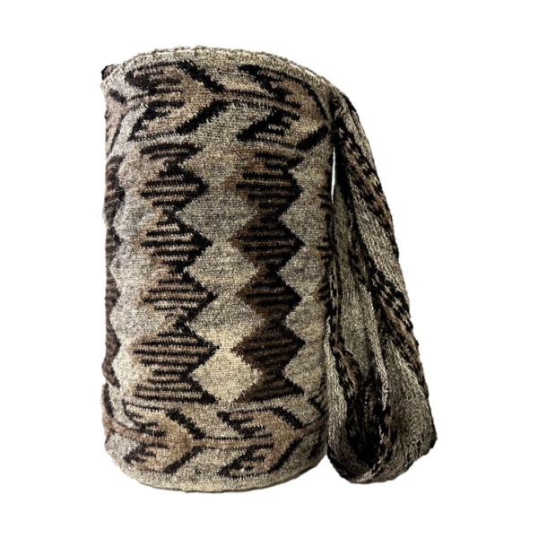 Mochila Arhuaca Grande | "Bosque Salvaje" tejida en lana nativa - Imagen 3