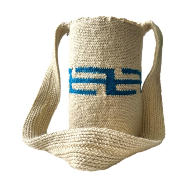 Mochila Arhuaca Pequeña | "Aves Sagradas" tejida en madeja - Imagen 2