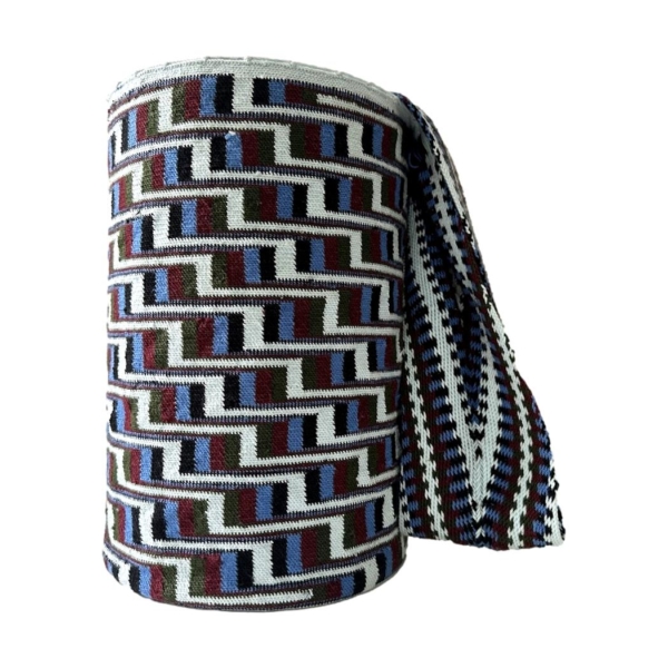 Mochila Arhuaca Extra Grande | "Sensibilidad" tejida en lana de alpaca - Imagen 3