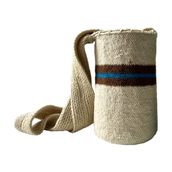 Mochila Arhuaca Pequeña | "Soledad" tejida en madeja
