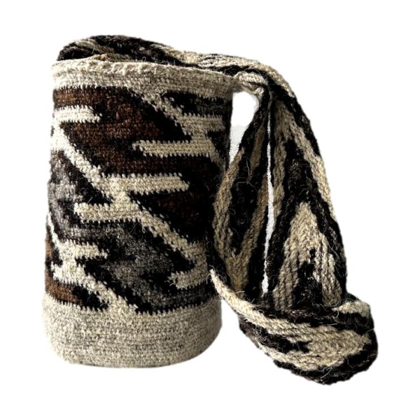 Mochila Arhuaca Mini | "Corriente universal" tejida en lana de oveja - Imagen 3