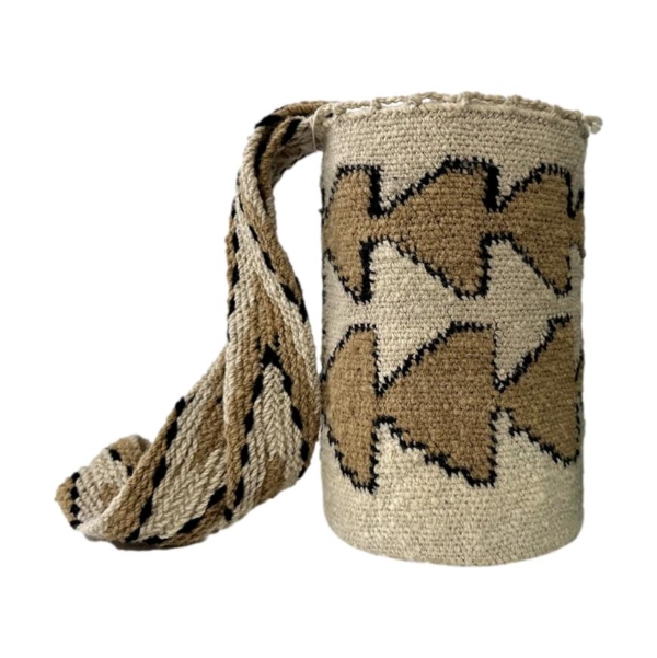 Mochila Arhuaca Pequeña | "Calendario" tejida en lana nativa