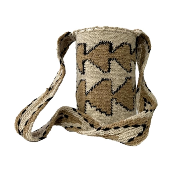 Mochila Arhuaca Pequeña | "Calendario" tejida en lana nativa - Imagen 2