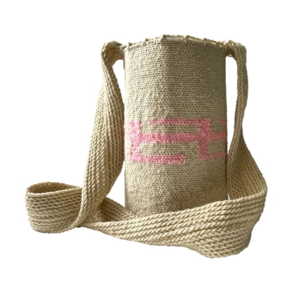 Mochila Arhuaca Pequeña | "Ruiseñor" tejida en madeja - Imagen 2