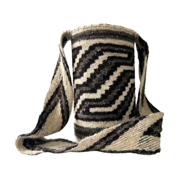 Mochila Arhuaca Mediana | "Territorio Ancestral" tejida en lana nativa - Imagen 2