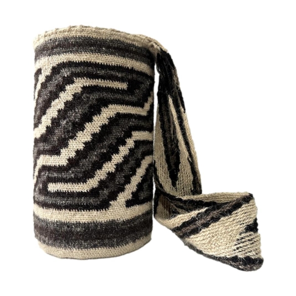 Mochila Arhuaca Mediana | "Territorio Ancestral" tejida en lana nativa - Imagen 3