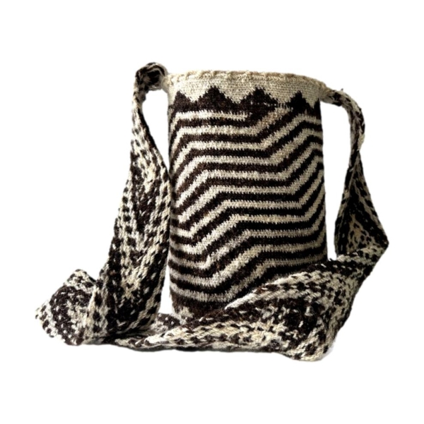 Mochila Arhuaca  Pequeña | "Sensibilidad" tejida en lana nativa - Imagen 2