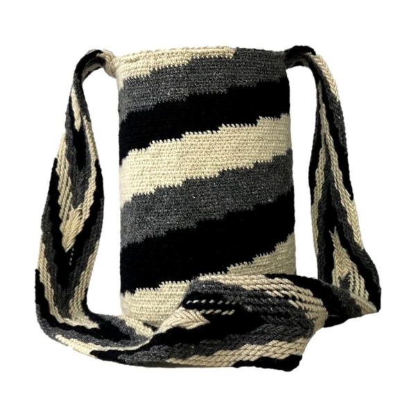 Mochila Arhuaca Pequeña | "Origen de la Vida" tejida en lana nativa - Imagen 2