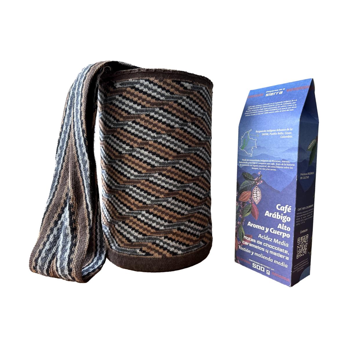 Mochila Arhuaca grande | Pensamientos (Maestría)