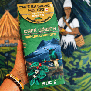Café Moroto Arhuaco 500g cultivado en la Sierra Nevada de Santa Marta por comunidades indígenas