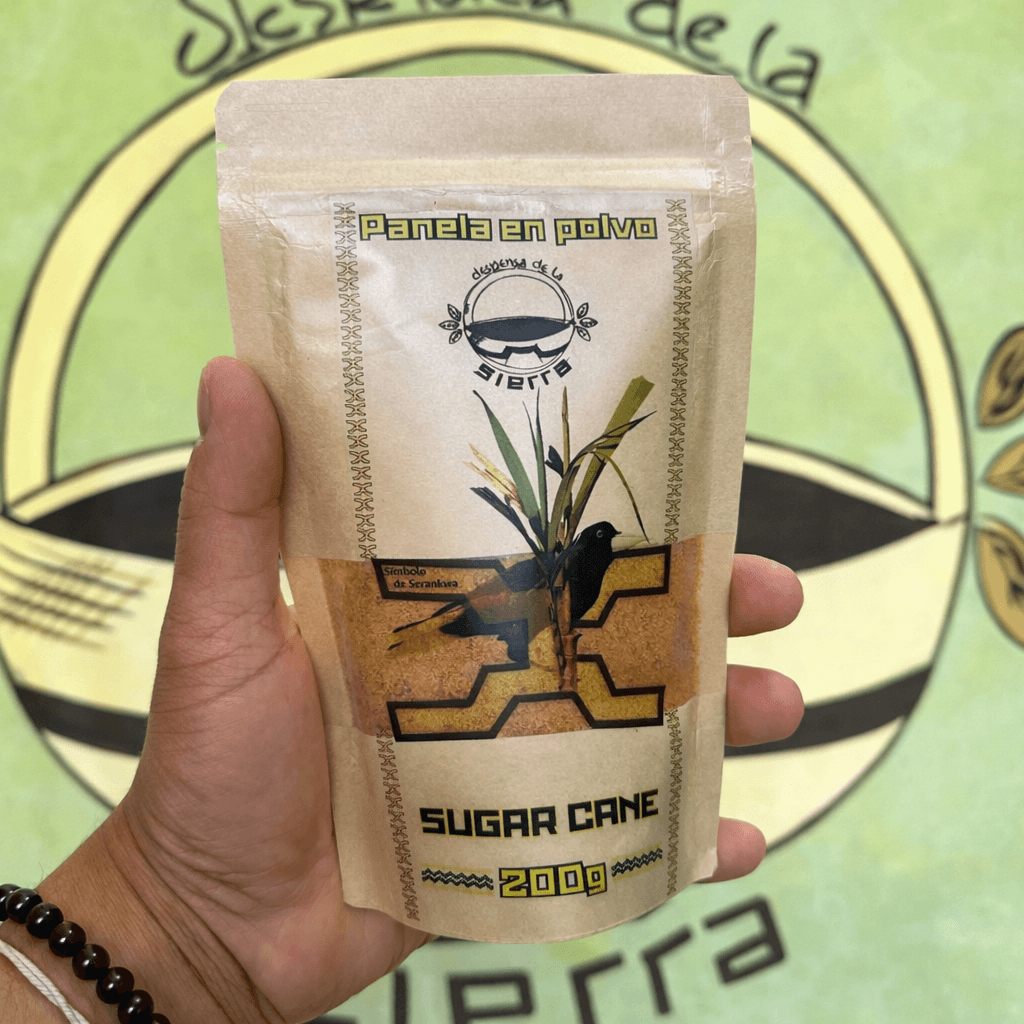 Panela orgánica en polvo de origen Sierra Nevada